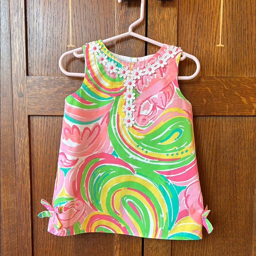 Lilly Pulitzer All Nighter Baby Shift with bloomers EUC Size 18-24 Months